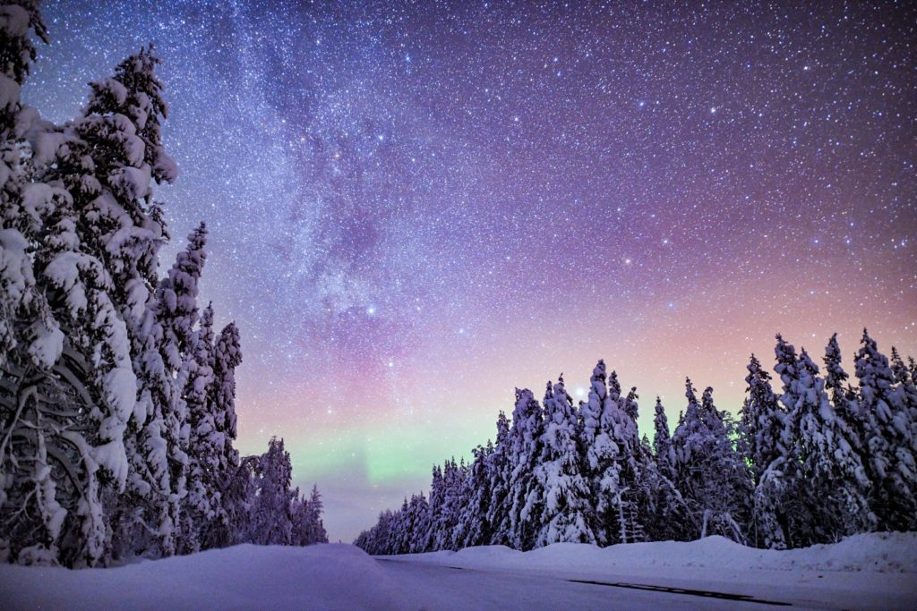 Lapland, snow, Aurora. Arctic Road Trips, Photo Lorenzo Mirandola