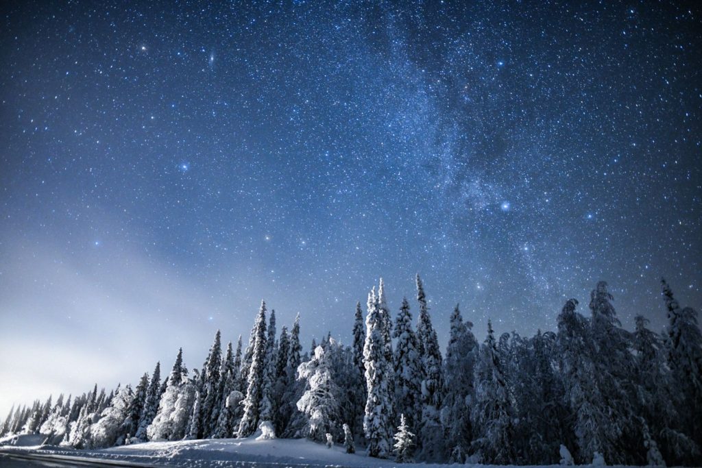 Arctic Road Trips, Snow, Road, Milkyway, Lapland, Finalnd, Photo Lorenzo Mirandola