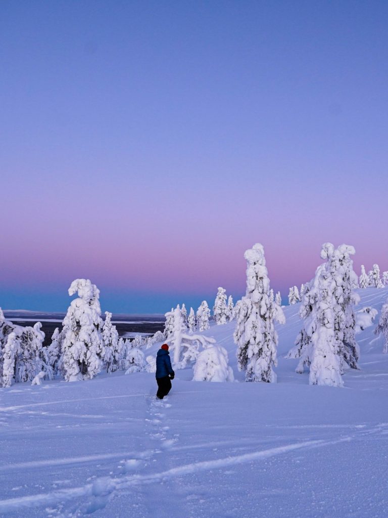 Arctic Road Trips, Snow Susnet Lapland Finalnd, Photo Luisa Schaffner