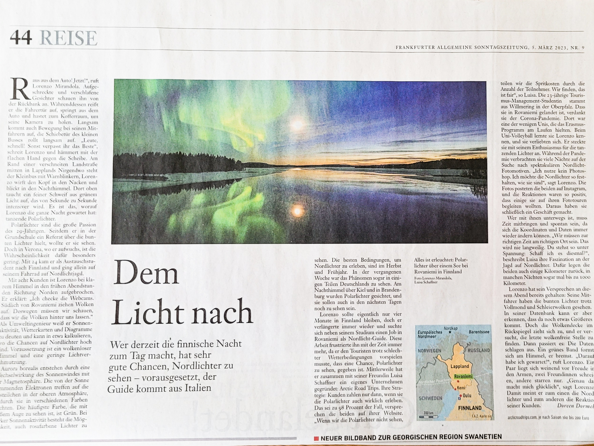 FAZ Arctic Road Trips Viaggi artici FAZ