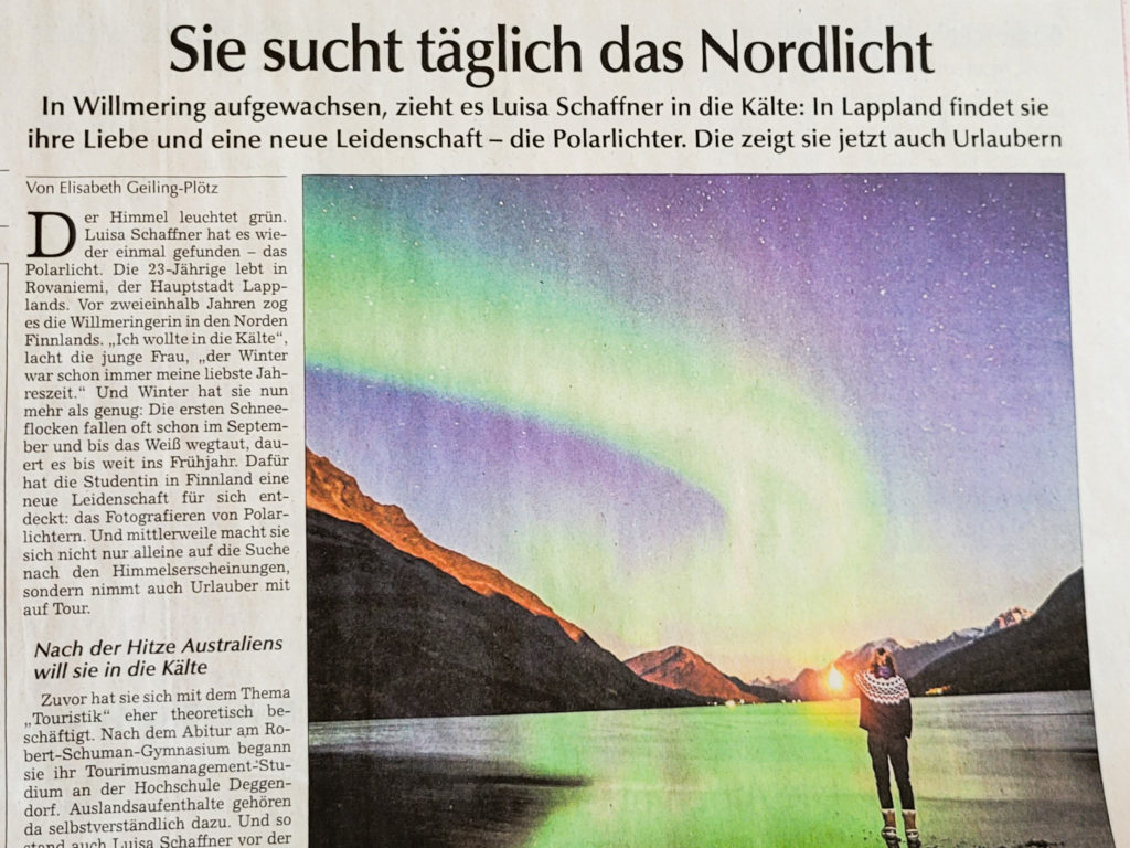 Chamer Zeitung Luisa Schaffner, Arctic Road Tips