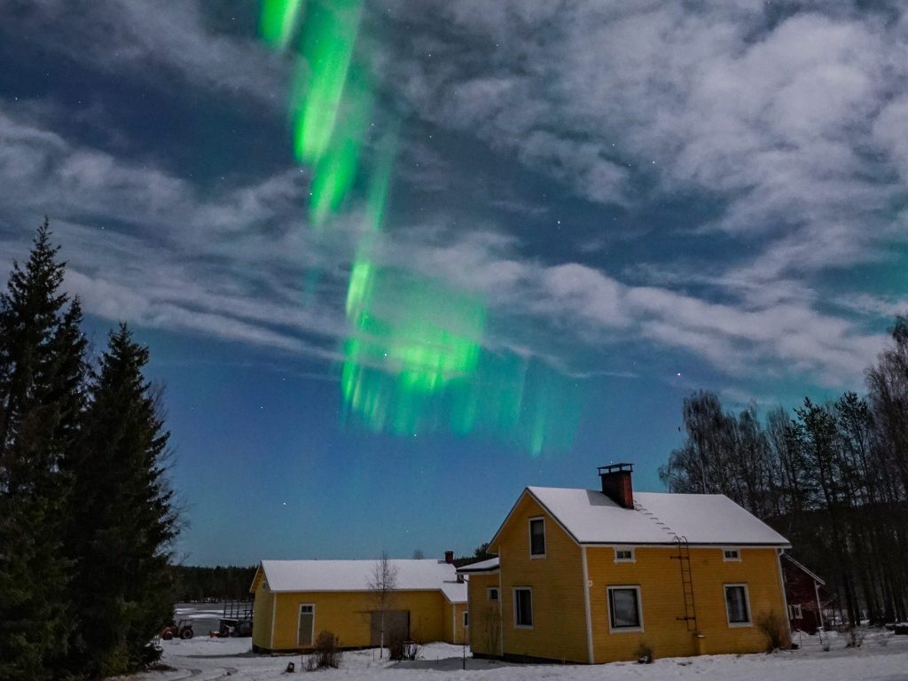 November Aurora Borealis, Lapland, Arctic Road Trips, Luisa Schaffner