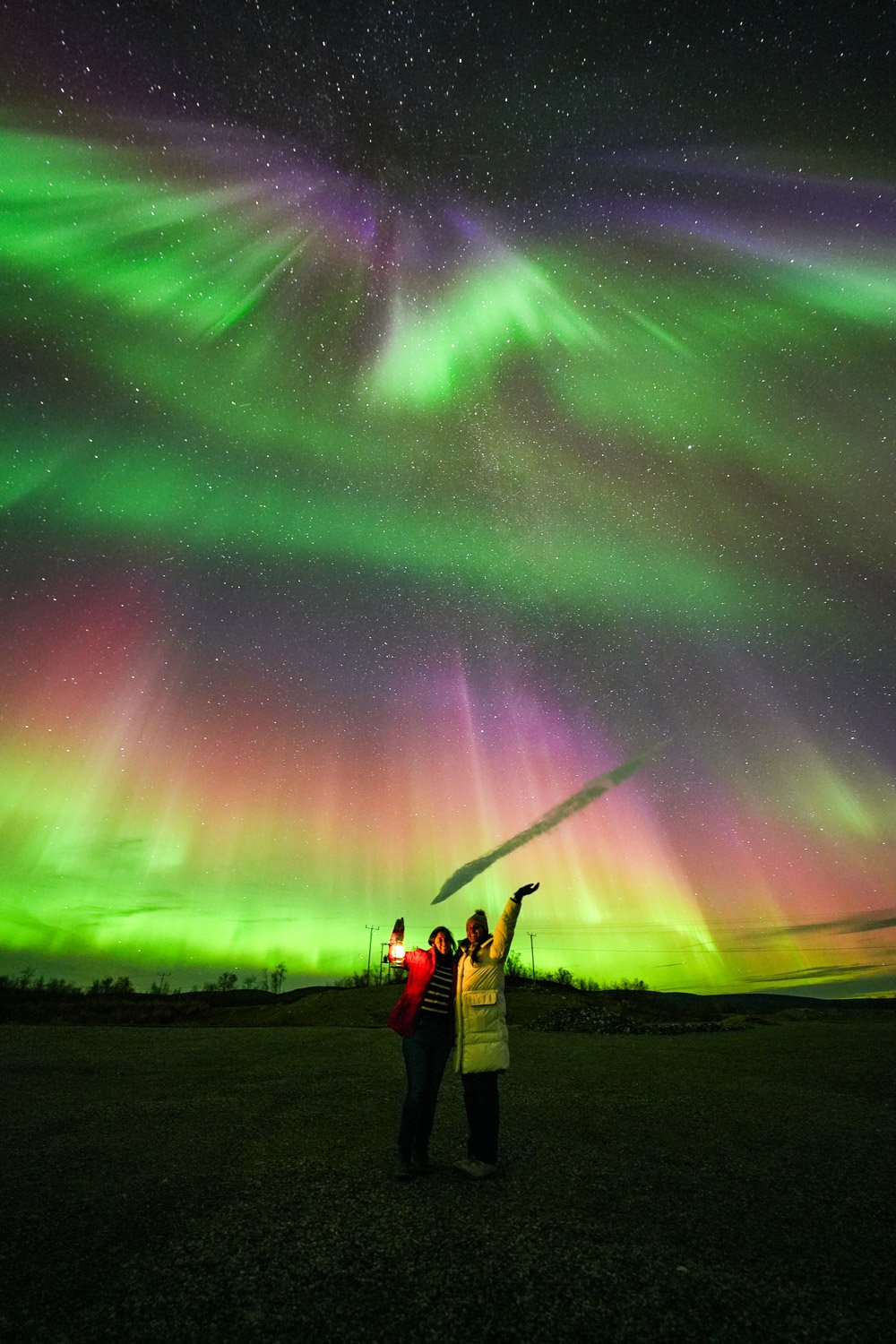 March Northern Lights, Lapland, Lorenzo Mirandola